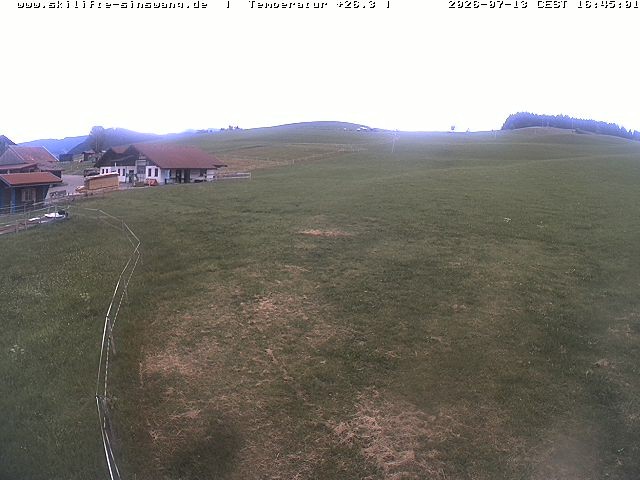 Archived image Webcam Skilifte Sinswang - view of the ski run