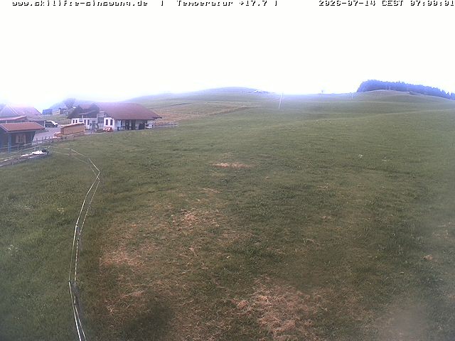 Archiv Foto Webcam Skilifte Sinswang - Blick auf die Skipiste
