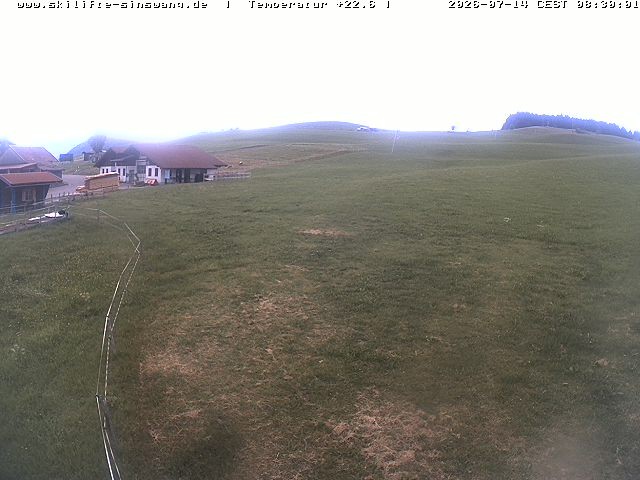 Archiv Foto Webcam Skilifte Sinswang - Blick auf die Skipiste