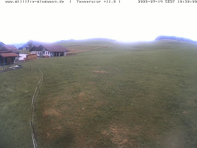 Archiv Foto Webcam Skilifte Sinswang - Blick auf die Skipiste