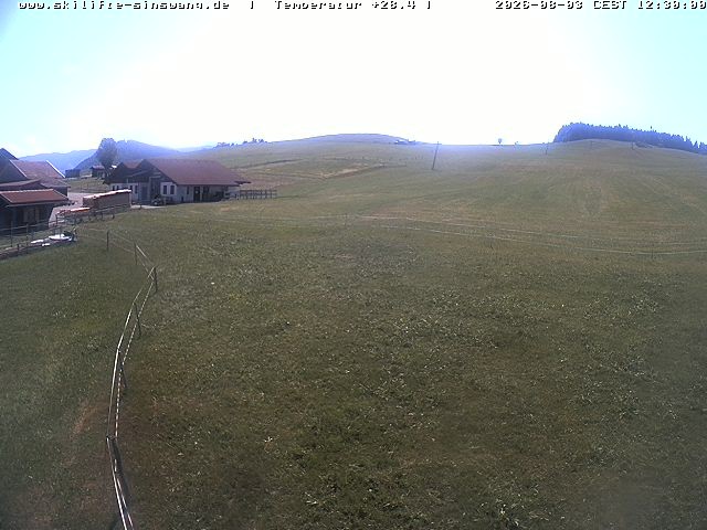 Archived image Webcam Skilifte Sinswang - view of the ski run