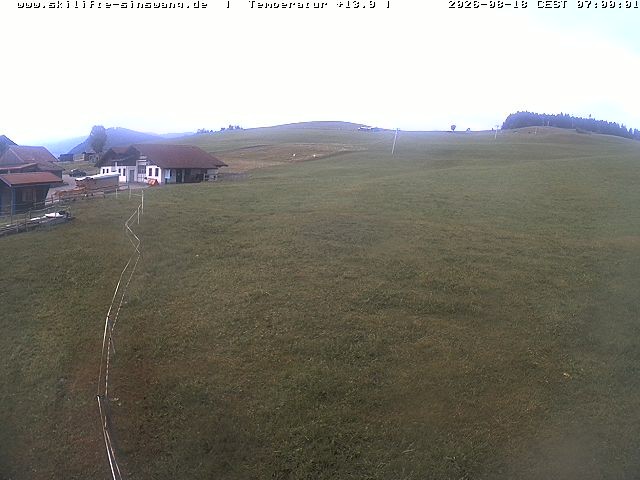 Archiv Foto Webcam Skilifte Sinswang - Blick auf die Skipiste