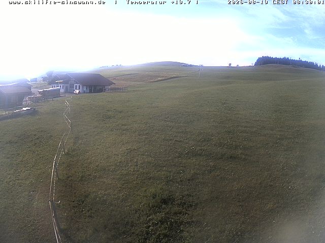 Archived image Webcam Skilifte Sinswang - view of the ski run