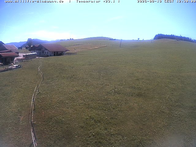 Archived image Webcam Skilifte Sinswang - view of the ski run
