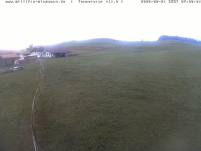 Archiv Foto Webcam Skilifte Sinswang - Blick auf die Skipiste