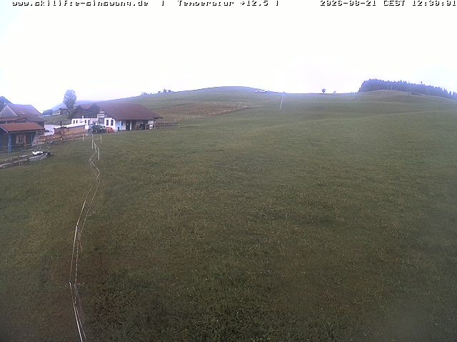 Archiv Foto Webcam Skilifte Sinswang - Blick auf die Skipiste