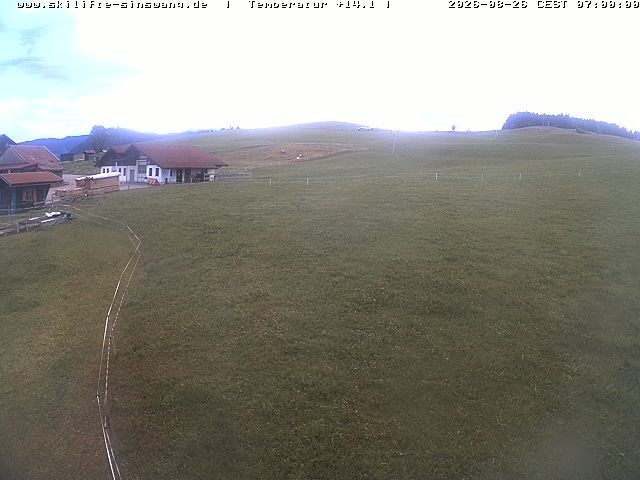 Archived image Webcam Skilifte Sinswang - view of the ski run