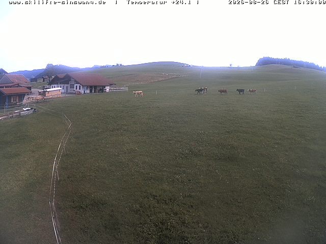 Archived image Webcam Skilifte Sinswang - view of the ski run