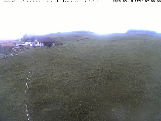 Archiv Foto Webcam Skilifte Sinswang - Blick auf die Skipiste