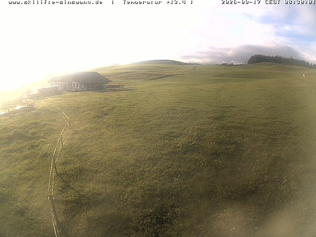 Archiv Foto Webcam Skilifte Sinswang - Blick auf die Skipiste
