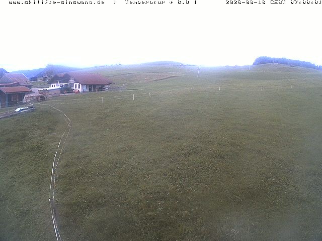 Archived image Webcam Skilifte Sinswang - view of the ski run