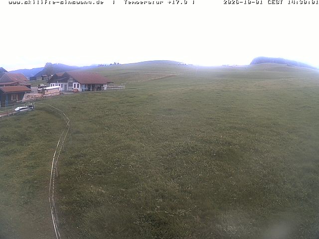 Archiv Foto Webcam Skilifte Sinswang - Blick auf die Skipiste