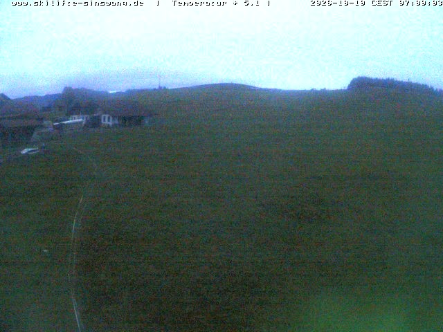 Archiv Foto Webcam Skilifte Sinswang - Blick auf die Skipiste