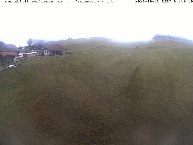 Archiv Foto Webcam Skilifte Sinswang - Blick auf die Skipiste