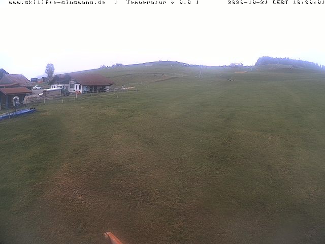 Archiv Foto Webcam Skilifte Sinswang - Blick auf die Skipiste