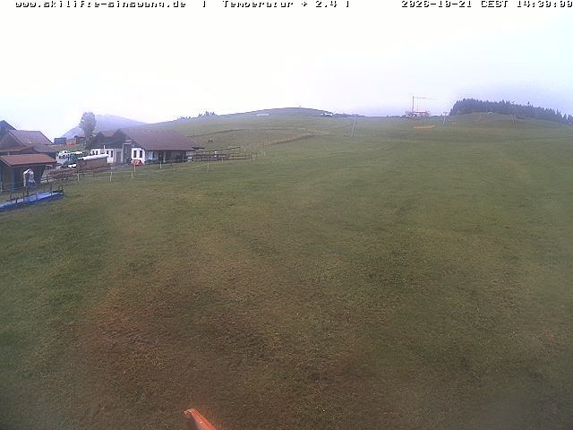 Archiv Foto Webcam Skilifte Sinswang - Blick auf die Skipiste