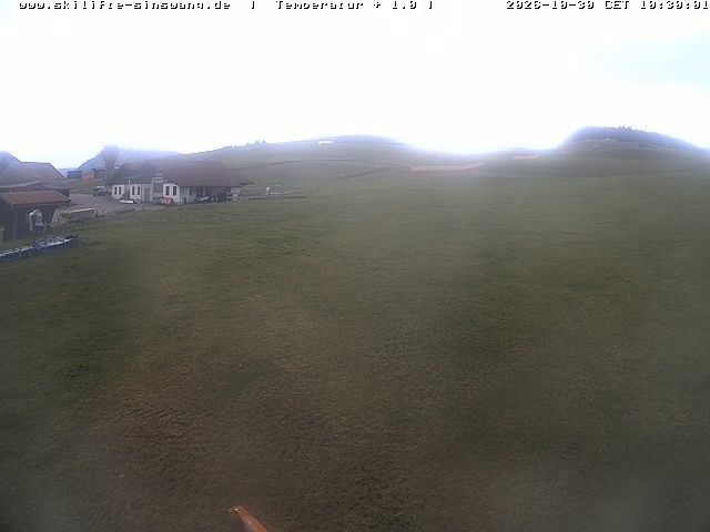 Archiv Foto Webcam Skilifte Sinswang - Blick auf die Skipiste
