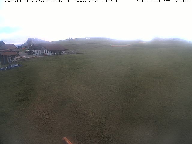 Archiv Foto Webcam Skilifte Sinswang - Blick auf die Skipiste