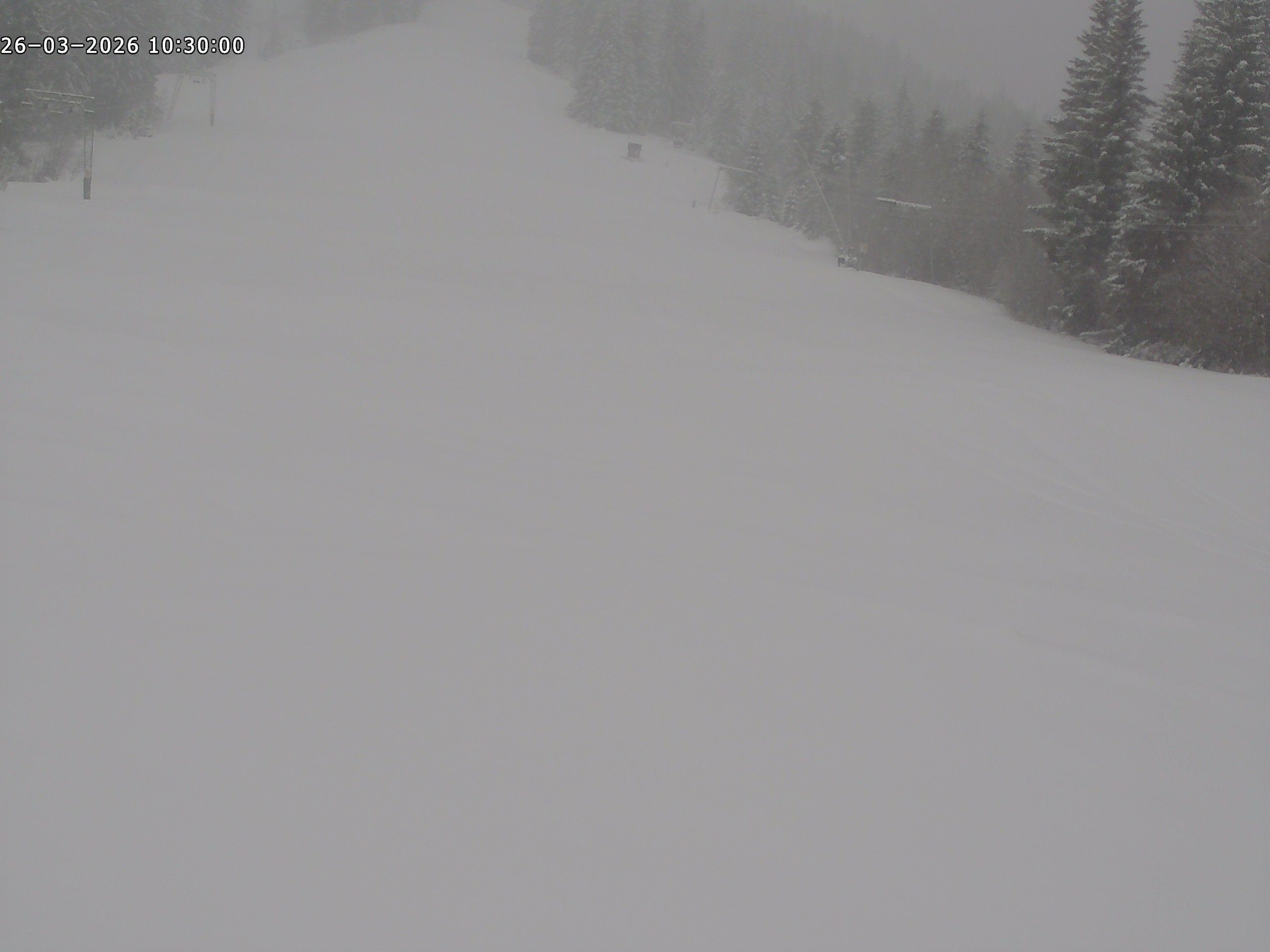 Archiv Foto Webcam Spieserlifte Unterjoch Blick auf die Piste