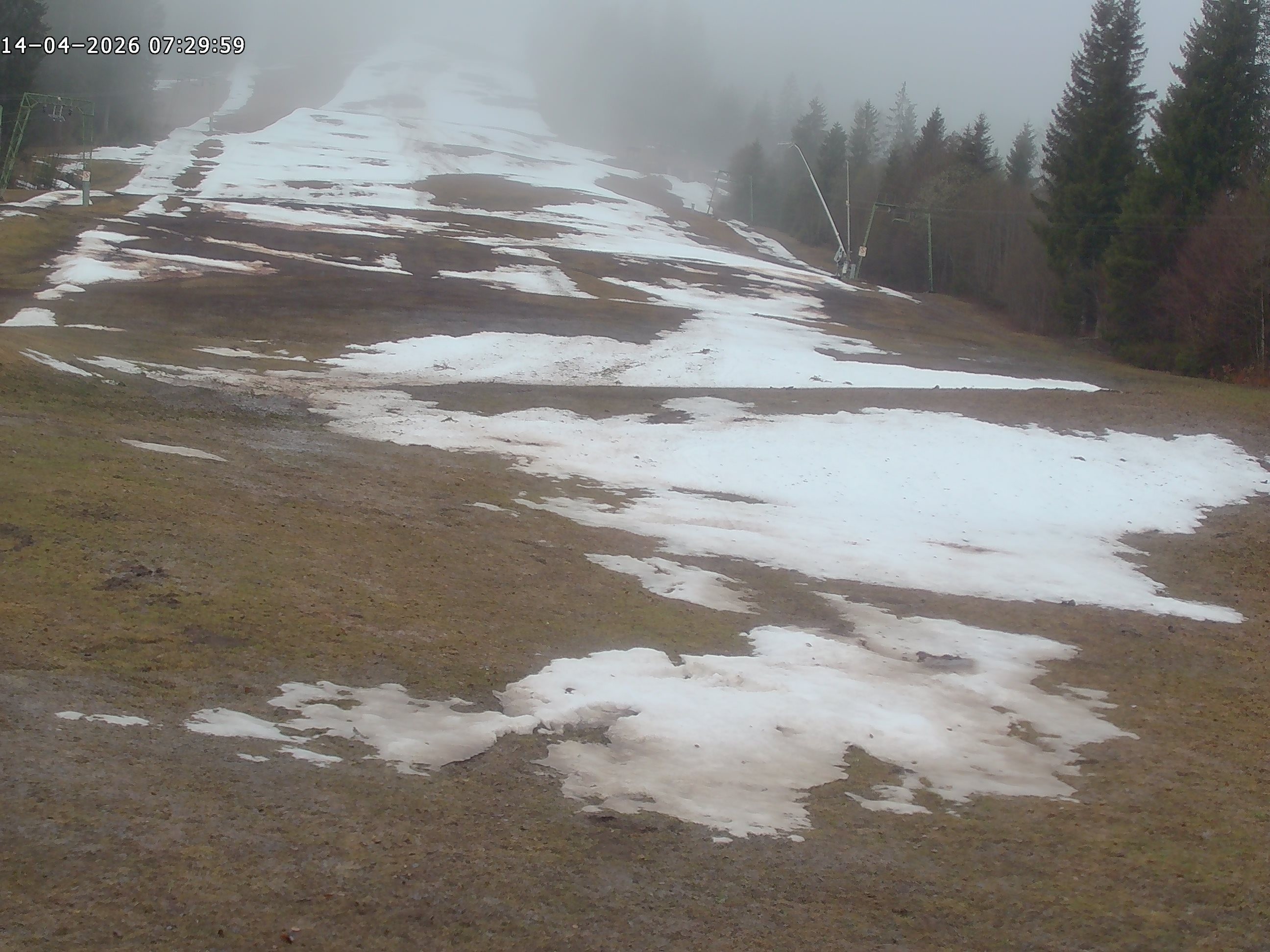 Archiv Foto Webcam Spieserlifte Unterjoch Blick auf die Piste