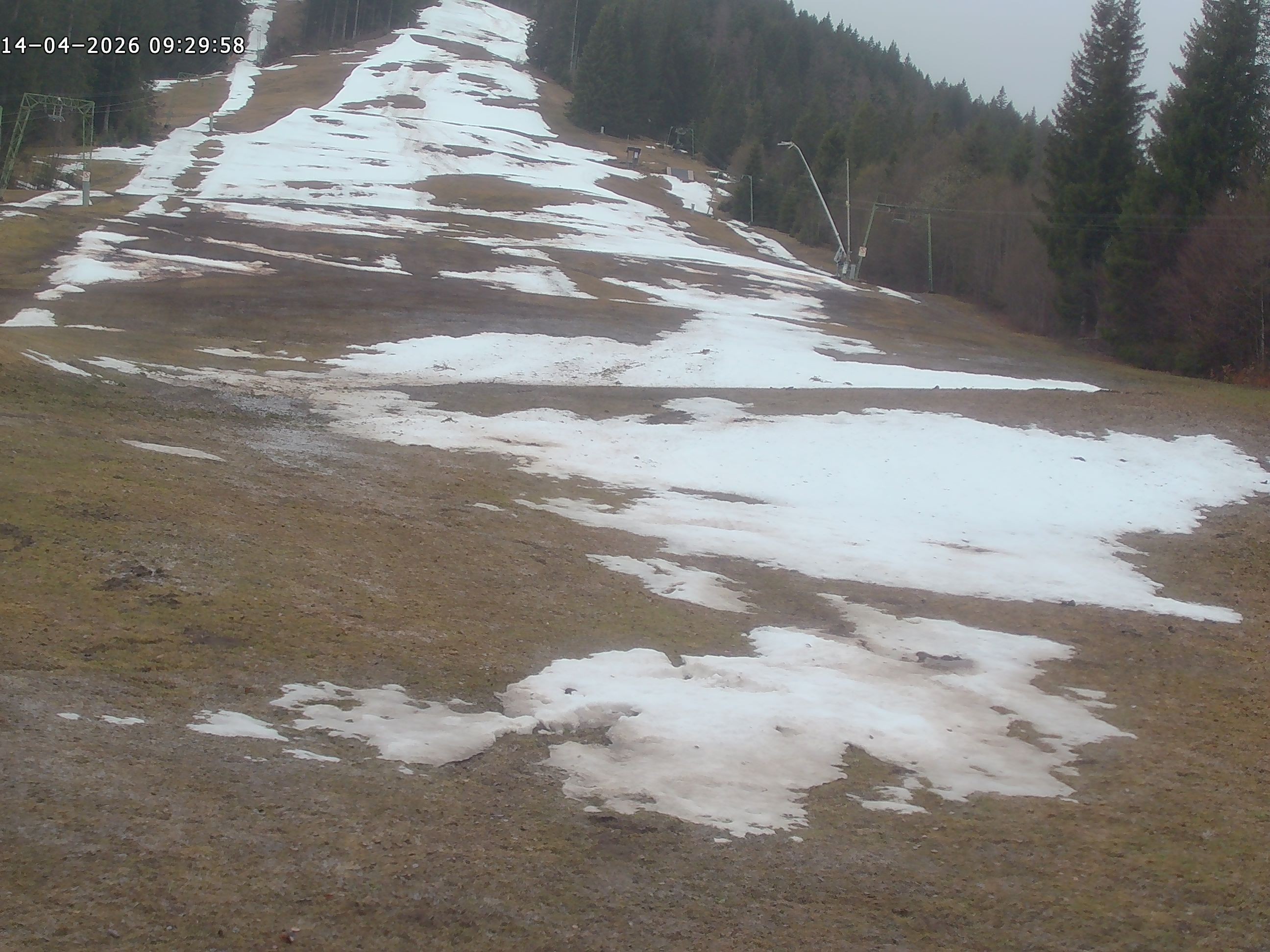 Archiv Foto Webcam Spieserlifte Unterjoch Blick auf die Piste