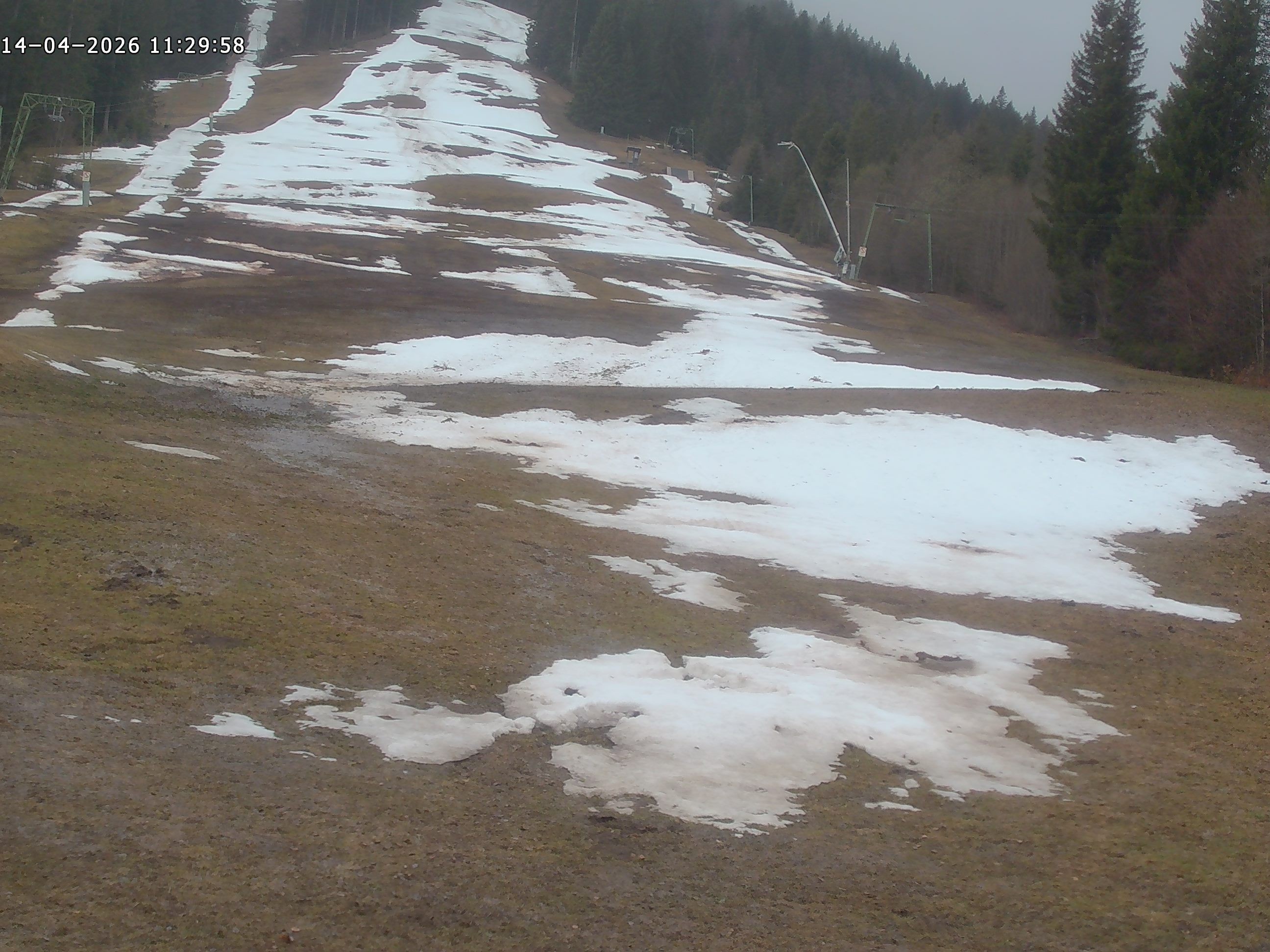 Archiv Foto Webcam Spieserlifte Unterjoch Blick auf die Piste