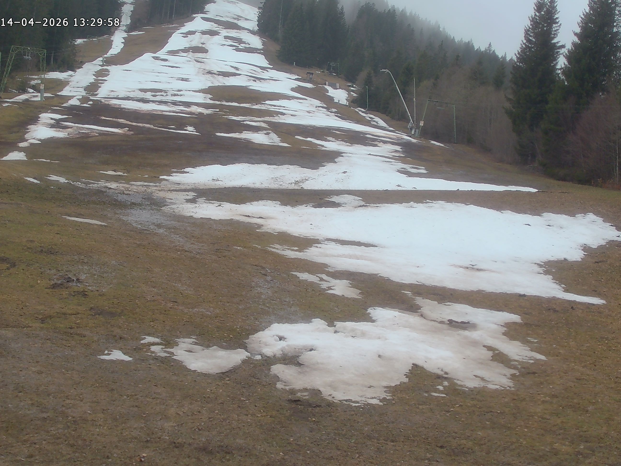 Archiv Foto Webcam Spieserlifte Unterjoch Blick auf die Piste