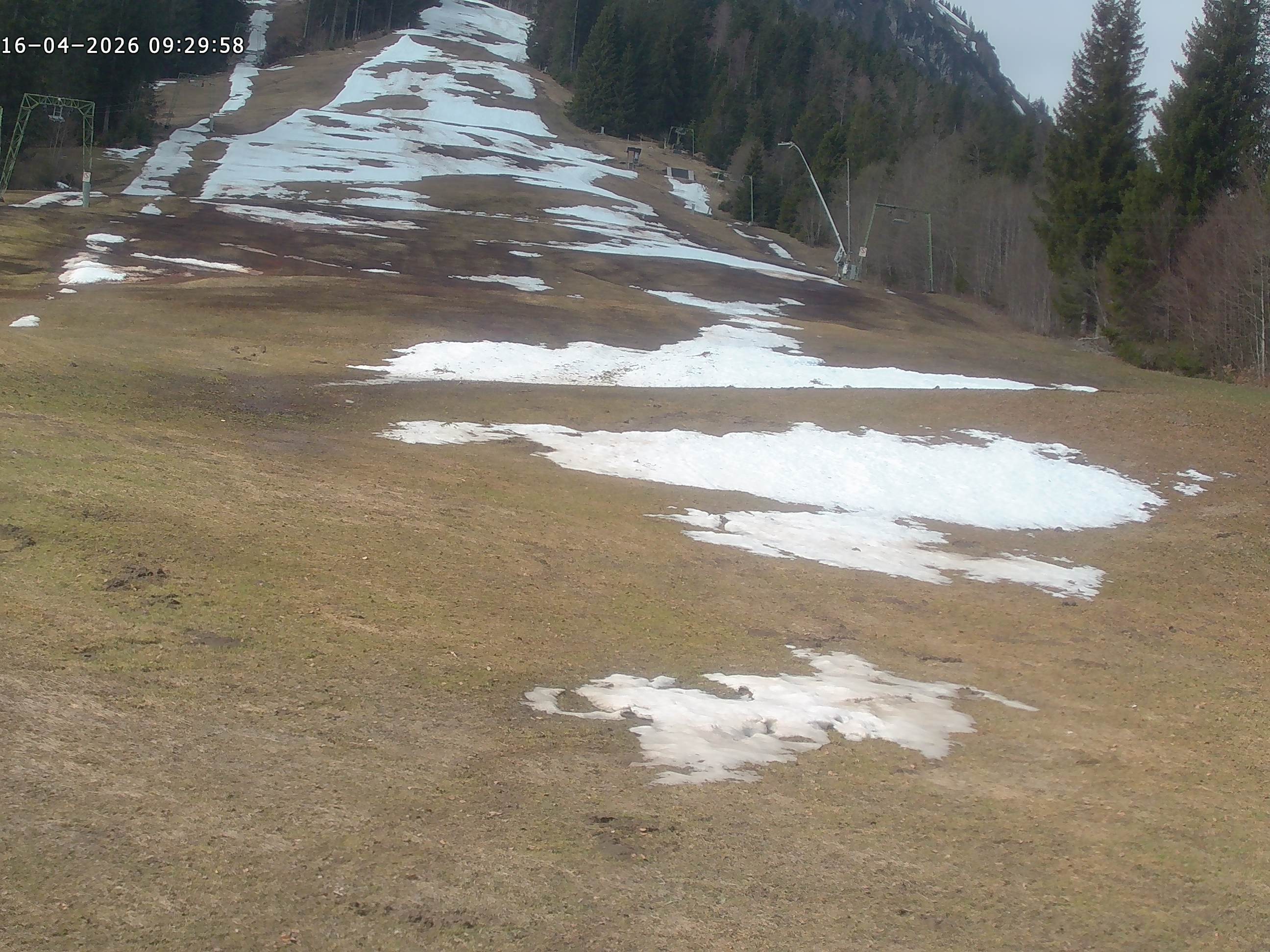 Archiv Foto Webcam Spieserlifte Unterjoch Blick auf die Piste