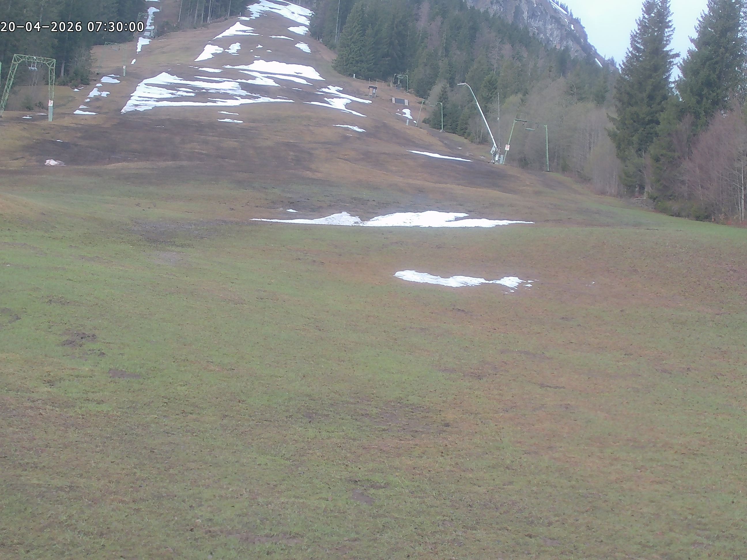 Archiv Foto Webcam Spieserlifte Unterjoch Blick auf die Piste