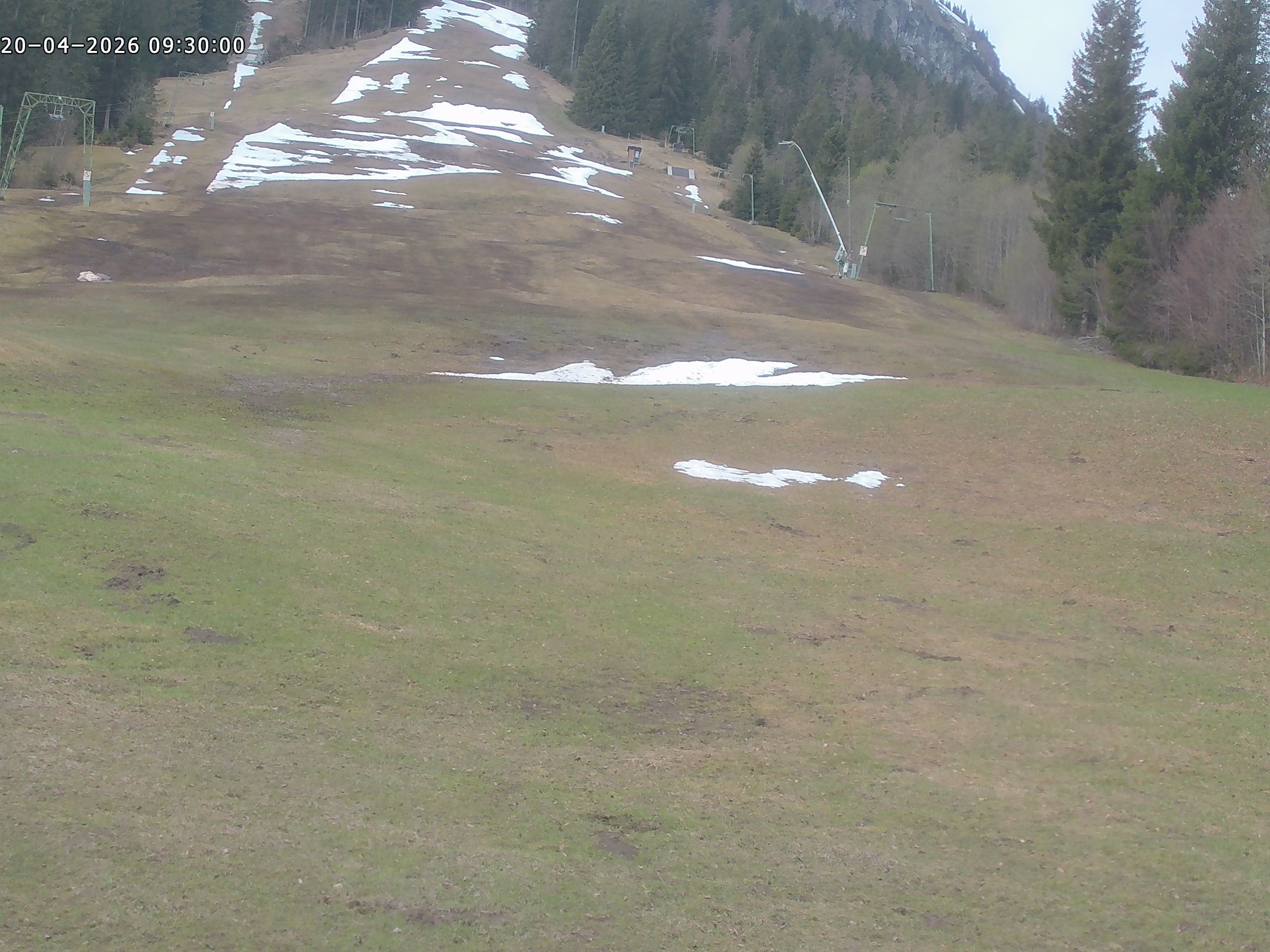 Archiv Foto Webcam Spieserlifte Unterjoch Blick auf die Piste