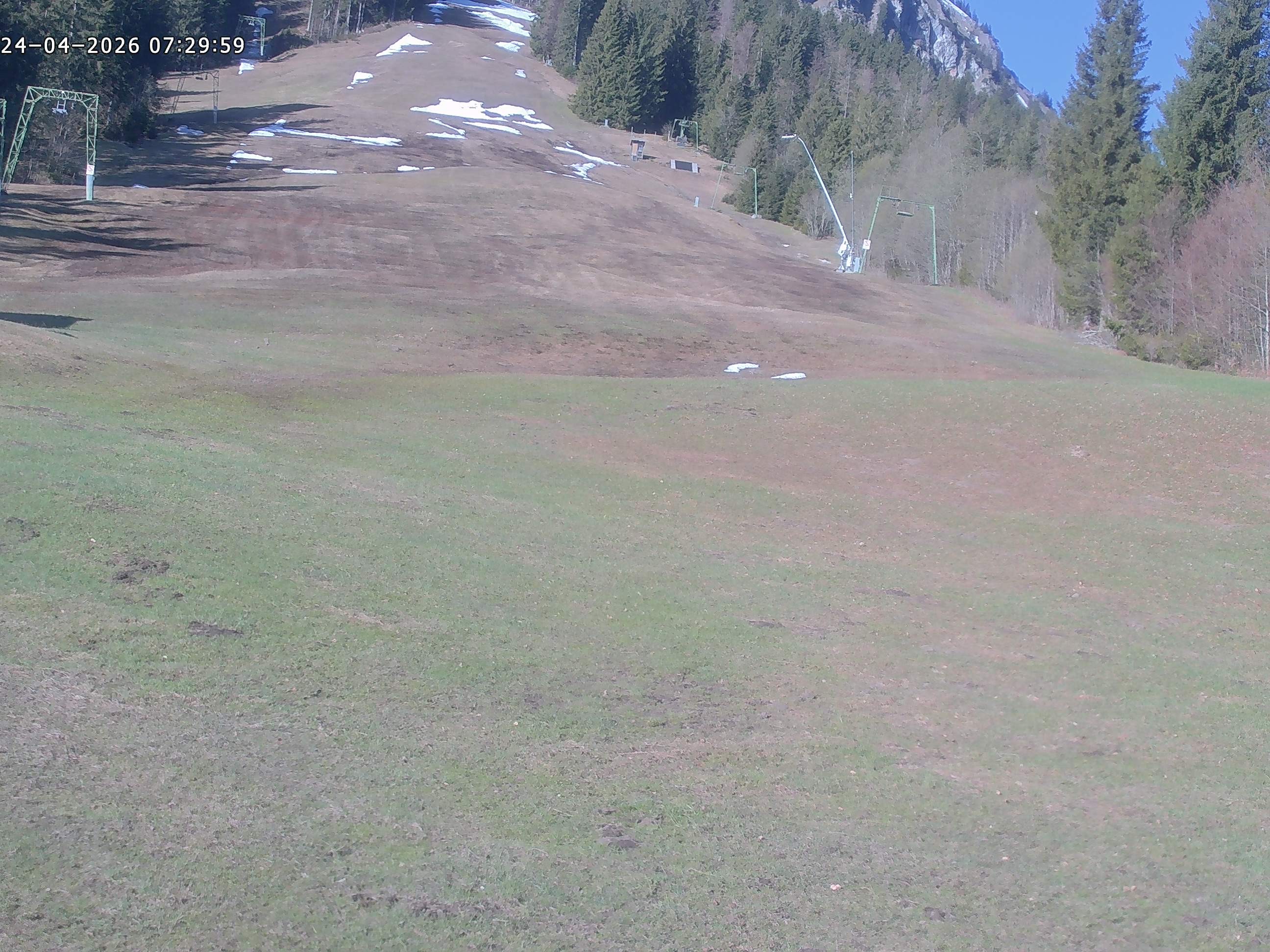 Archiv Foto Webcam Spieserlifte Unterjoch Blick auf die Piste