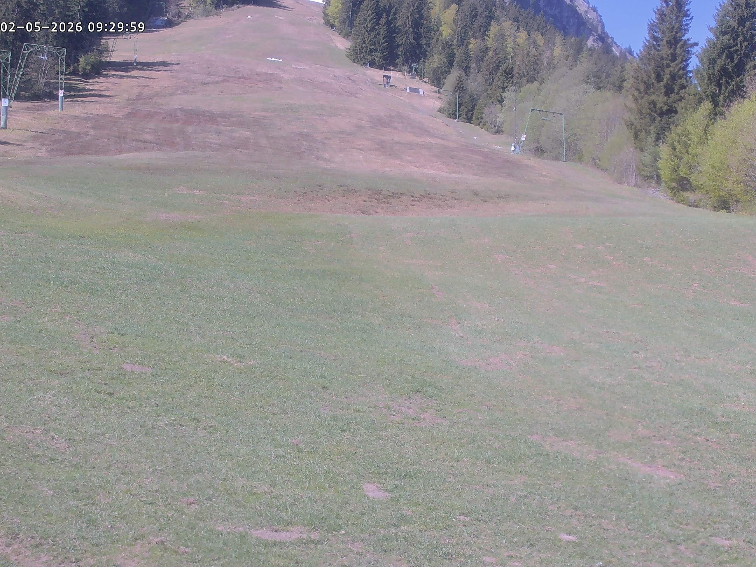 Archiv Foto Webcam Spieserlifte Unterjoch Blick auf die Piste