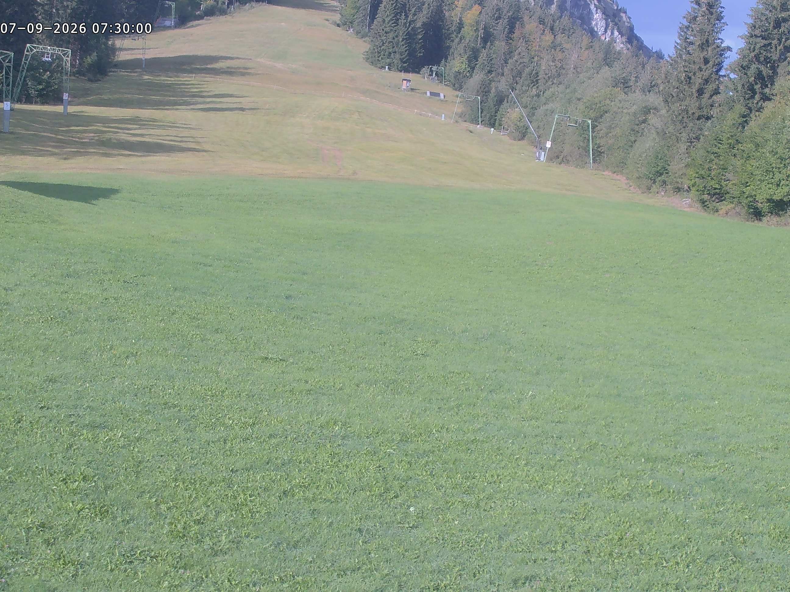 Archiv Foto Webcam Spieserlifte Unterjoch Blick auf die Piste
