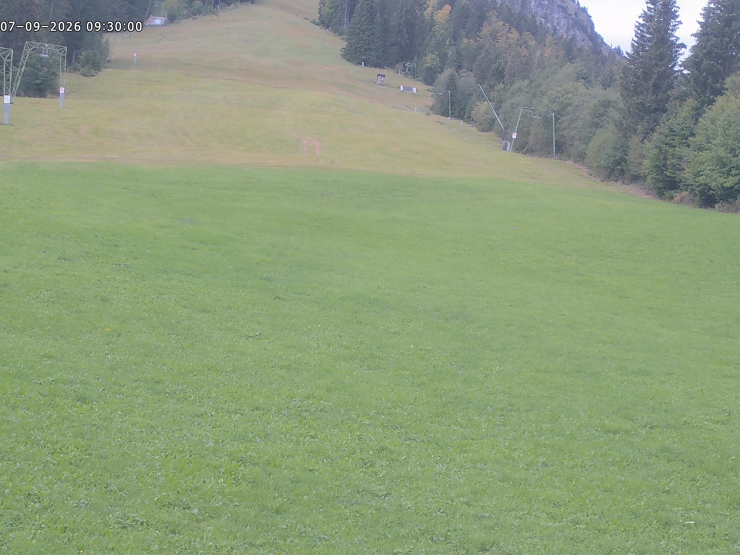 Archiv Foto Webcam Spieserlifte Unterjoch Blick auf die Piste