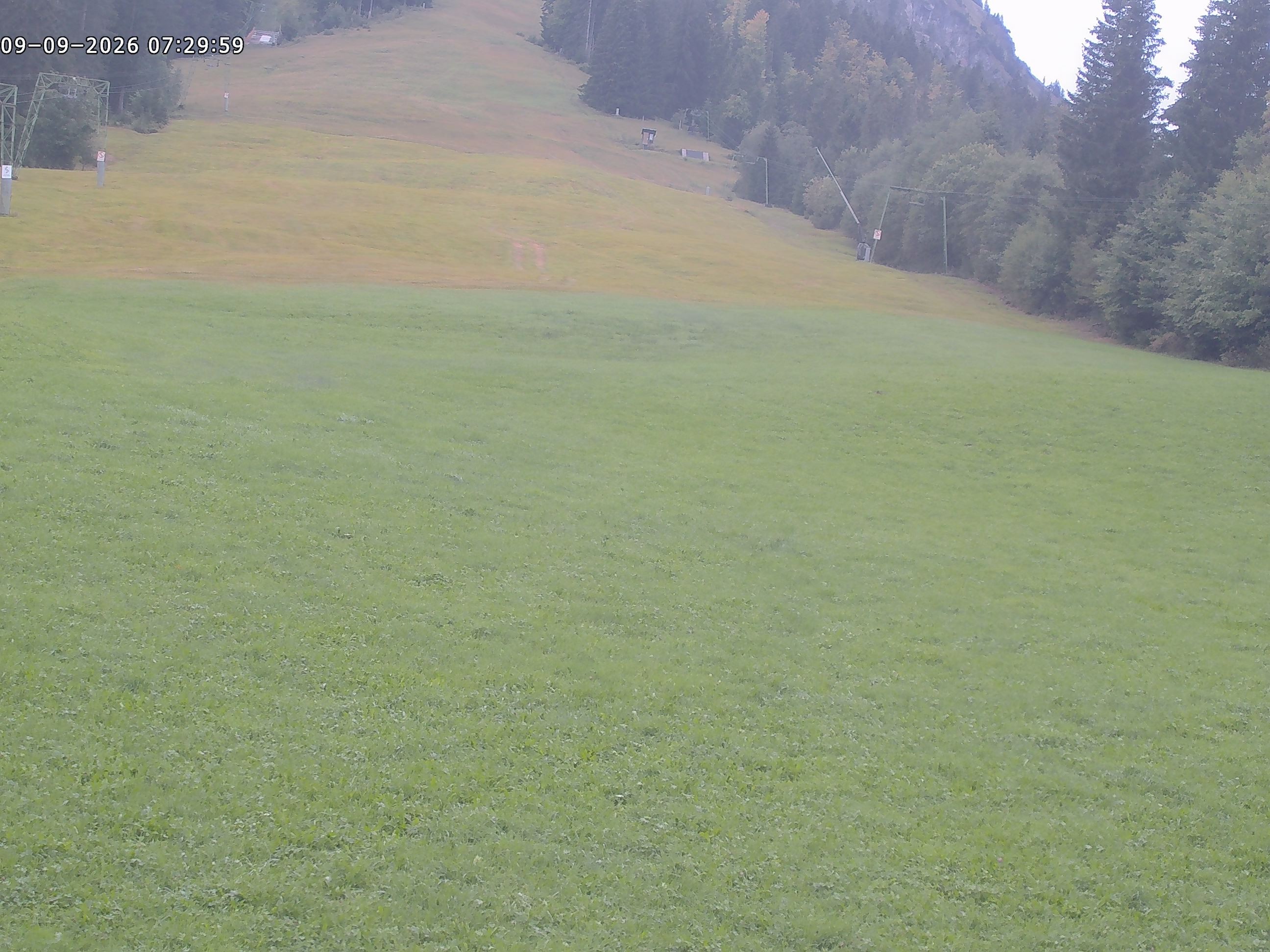 Archiv Foto Webcam Spieserlifte Unterjoch Blick auf die Piste