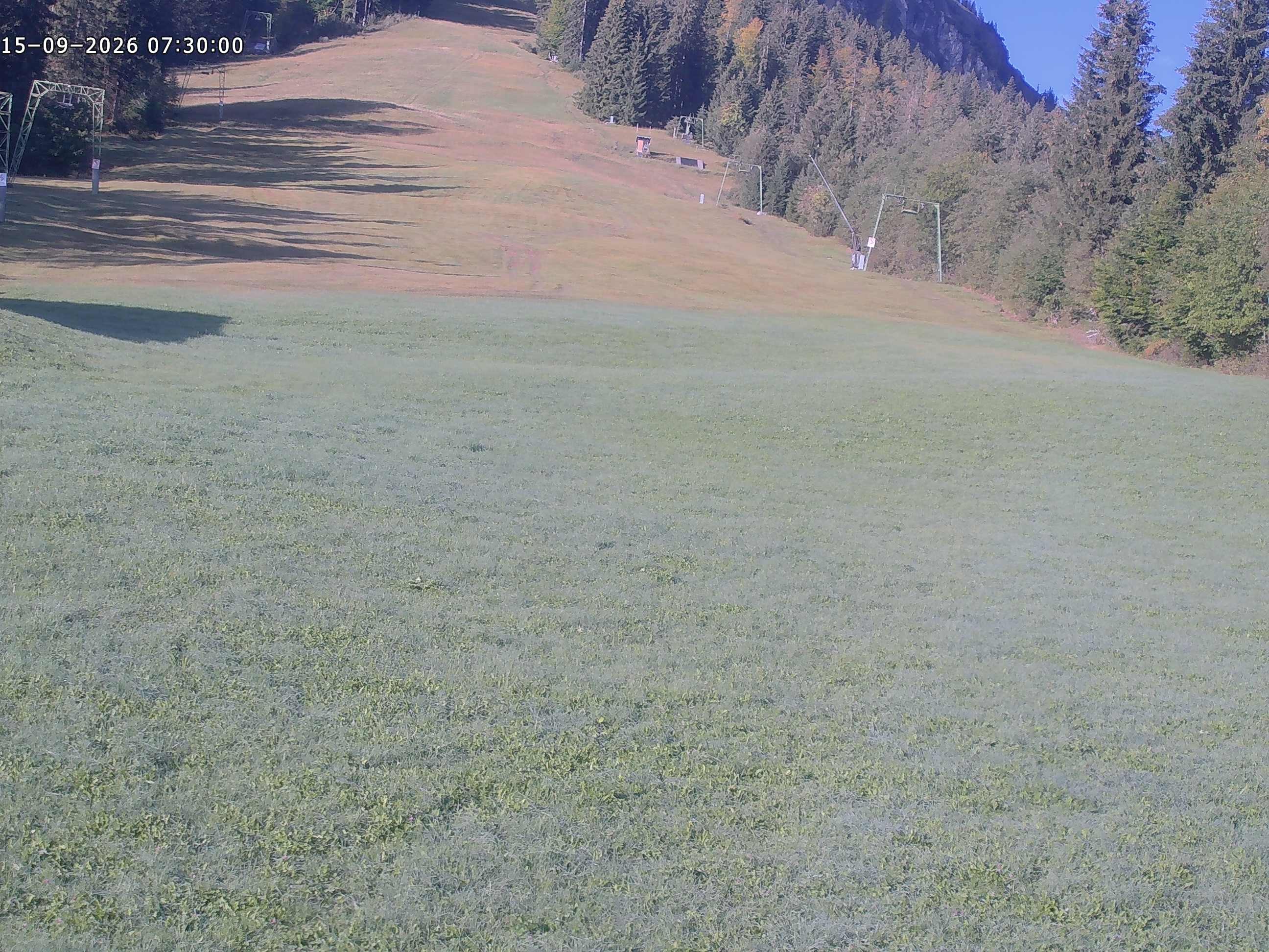 Archiv Foto Webcam Spieserlifte Unterjoch Blick auf die Piste