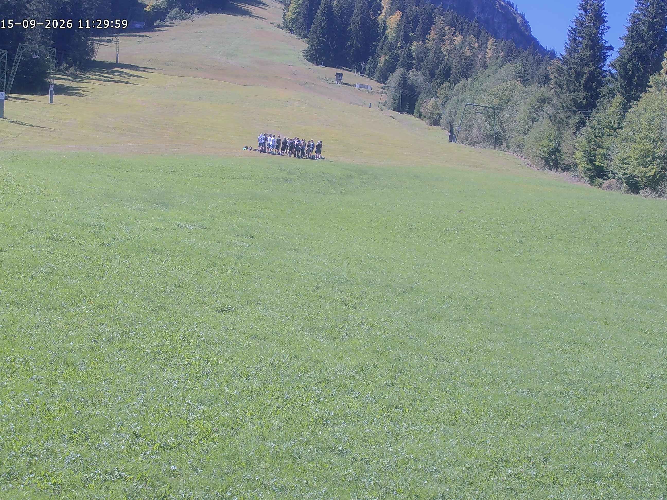 Archiv Foto Webcam Spieserlifte Unterjoch Blick auf die Piste