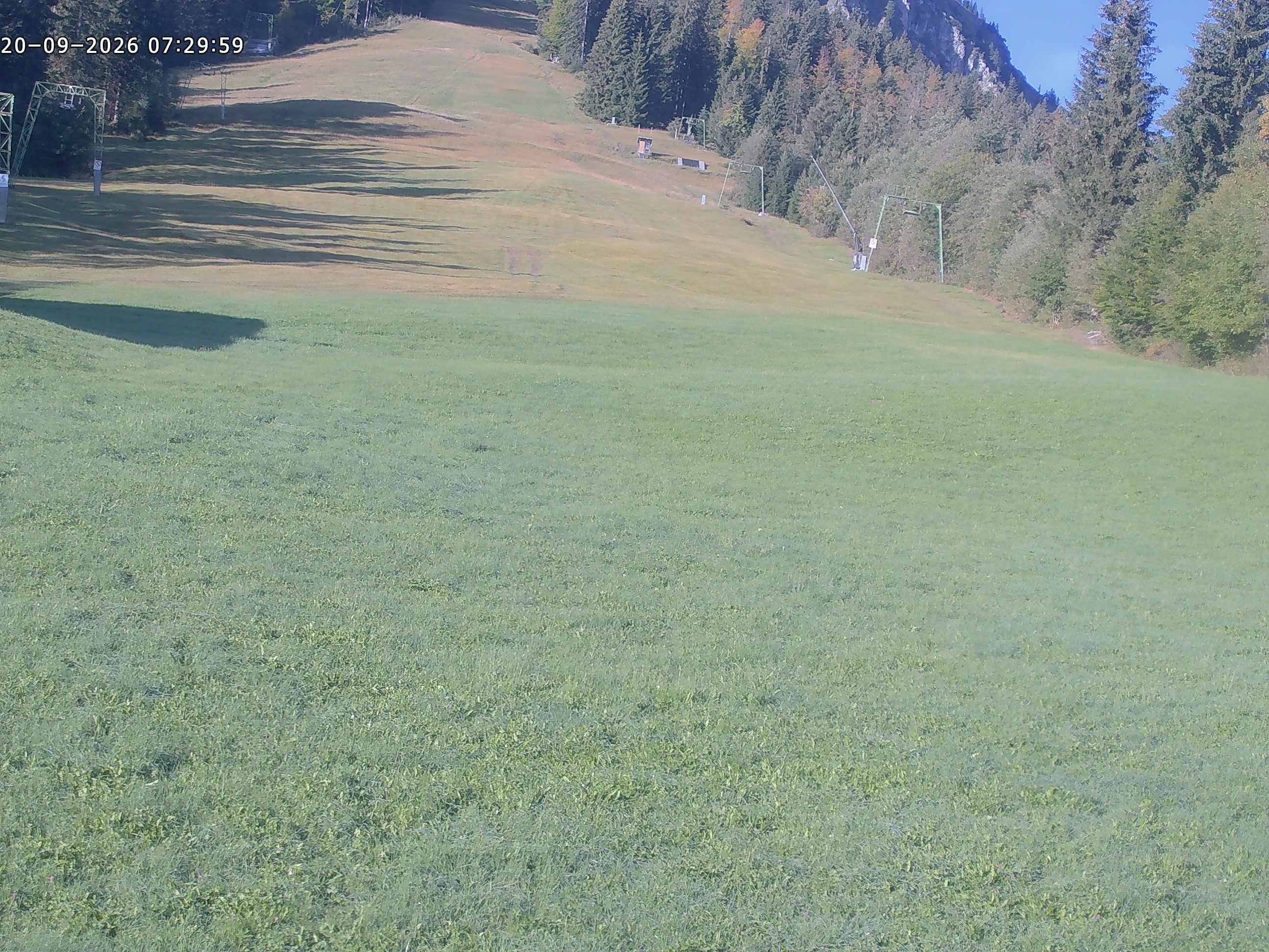 Archiv Foto Webcam Spieserlifte Unterjoch Blick auf die Piste