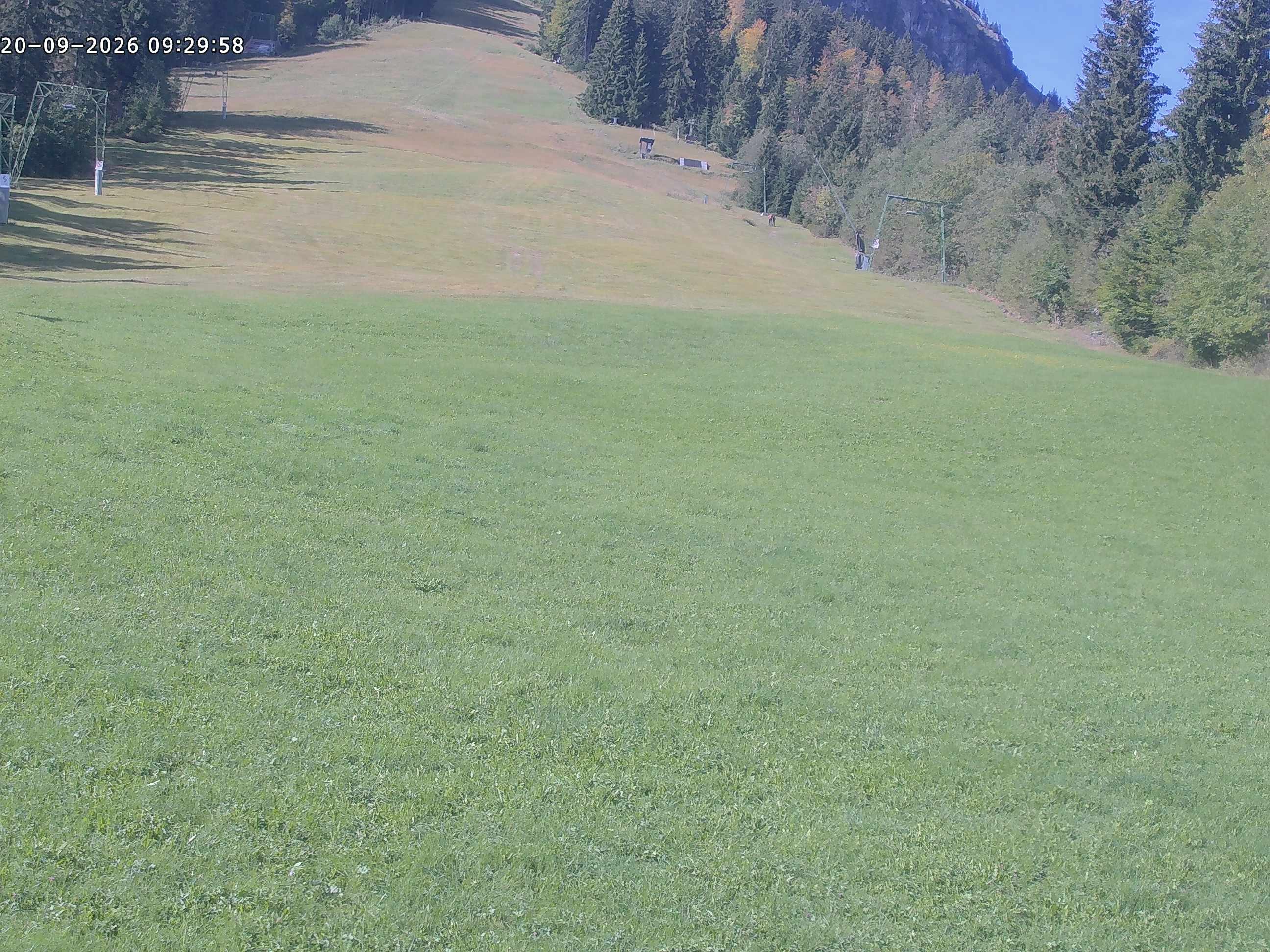 Archiv Foto Webcam Spieserlifte Unterjoch Blick auf die Piste