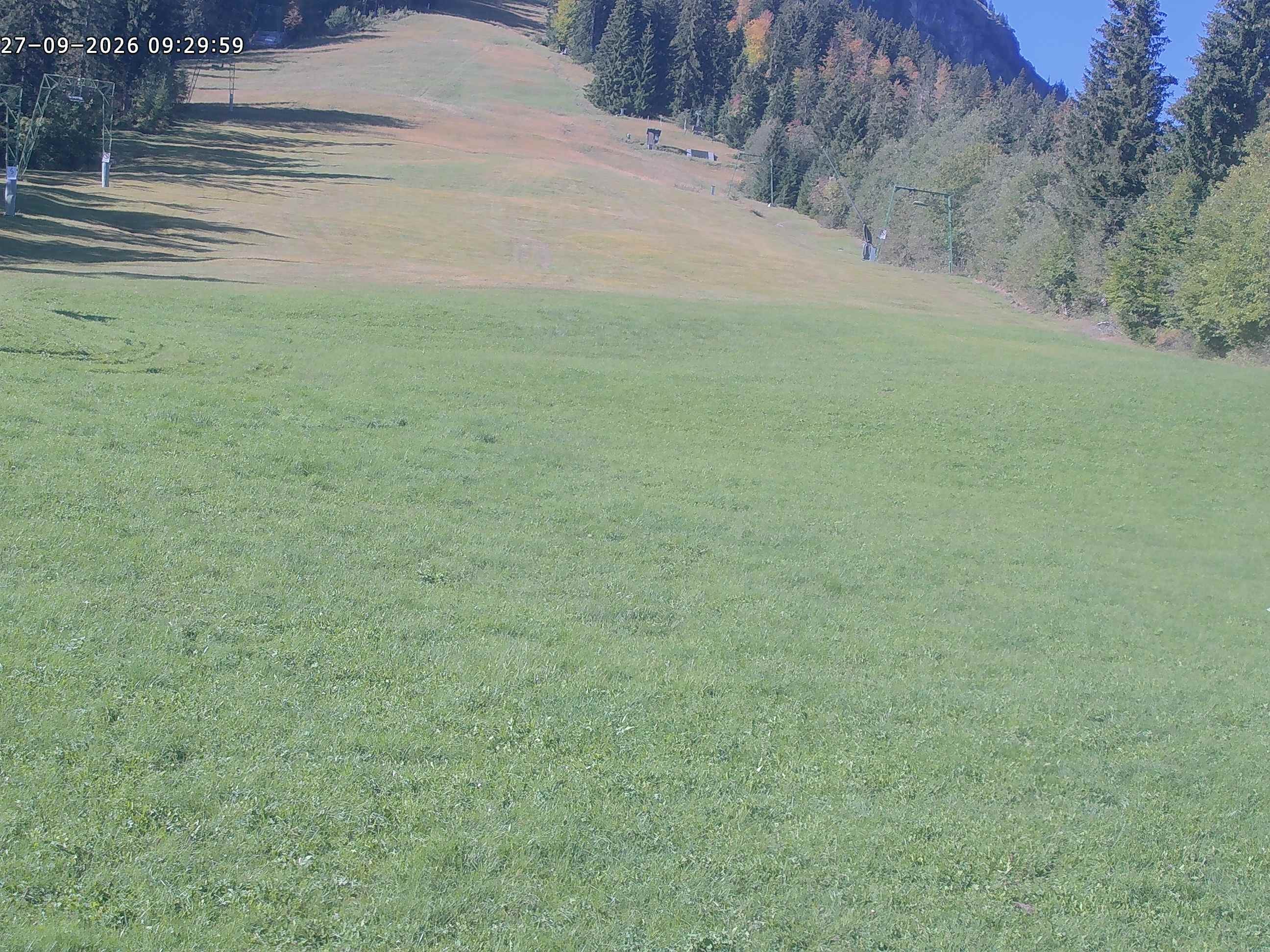Archiv Foto Webcam Spieserlifte Unterjoch Blick auf die Piste