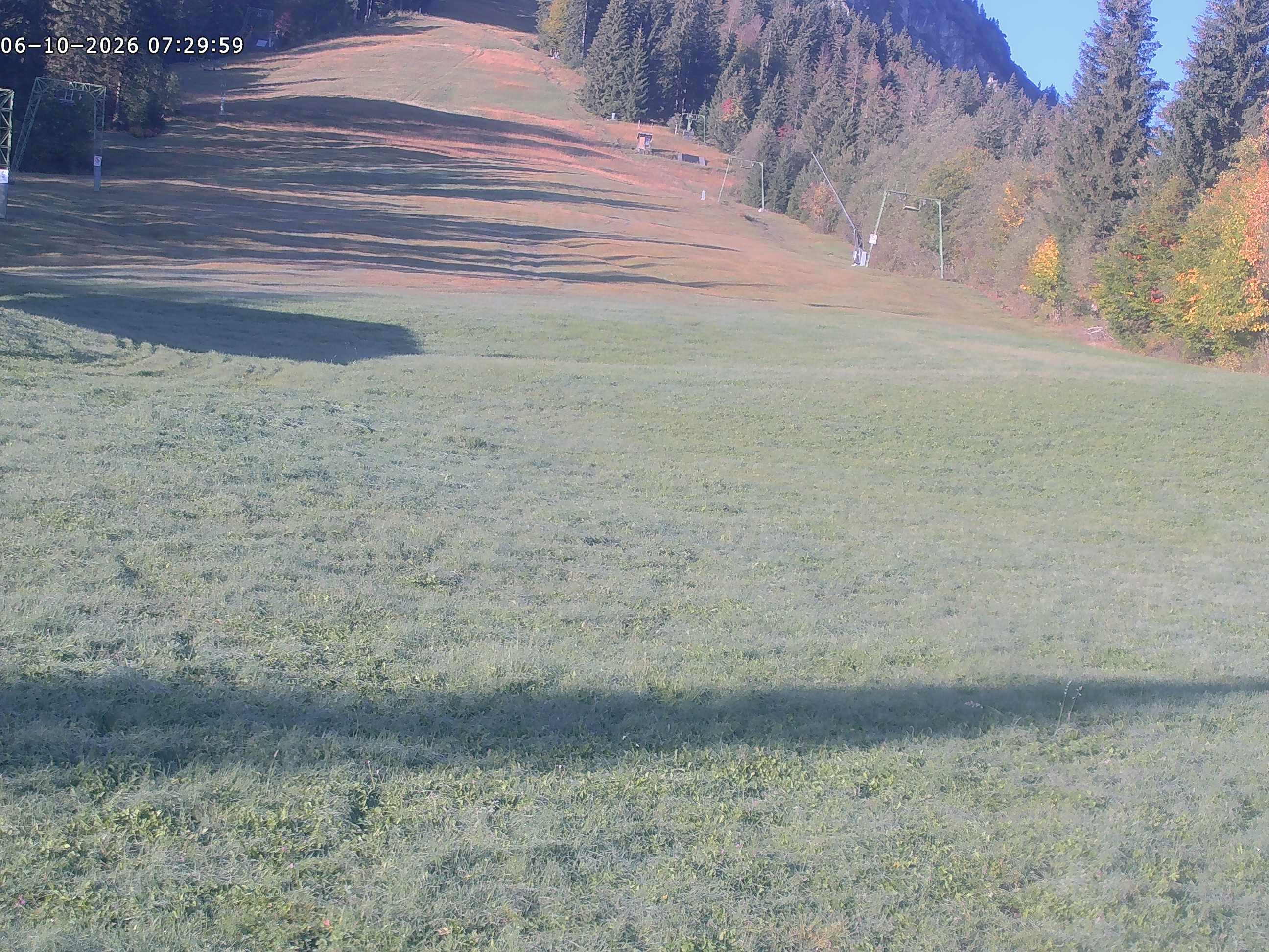 Archiv Foto Webcam Spieserlifte Unterjoch Blick auf die Piste