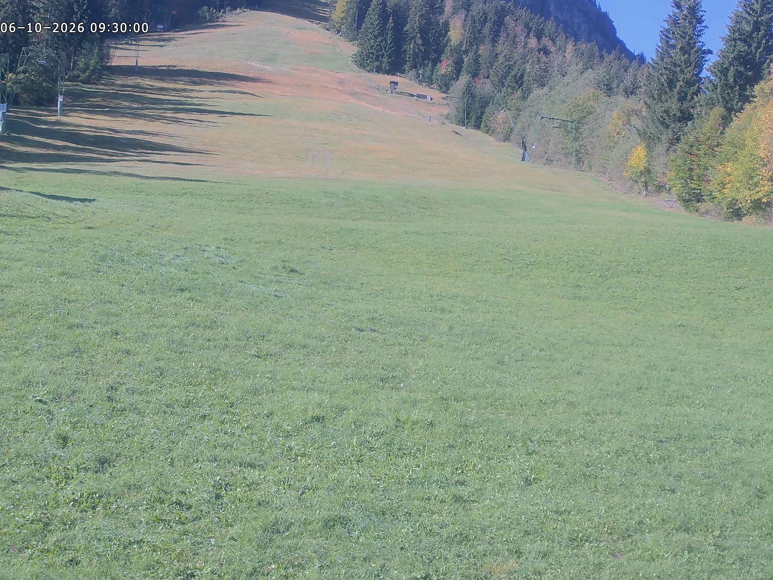 Archiv Foto Webcam Spieserlifte Unterjoch Blick auf die Piste