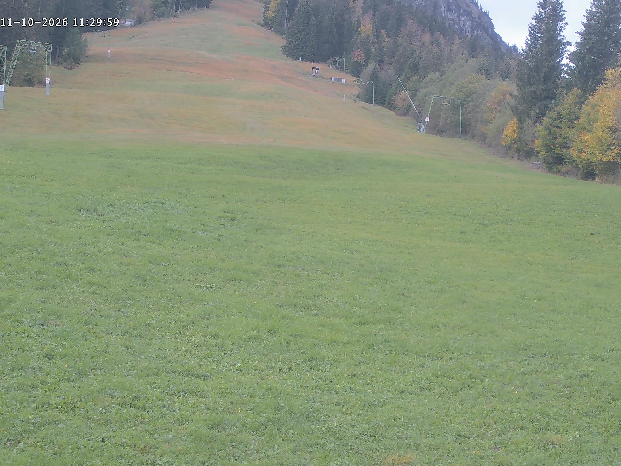 Archiv Foto Webcam Spieserlifte Unterjoch Blick auf die Piste