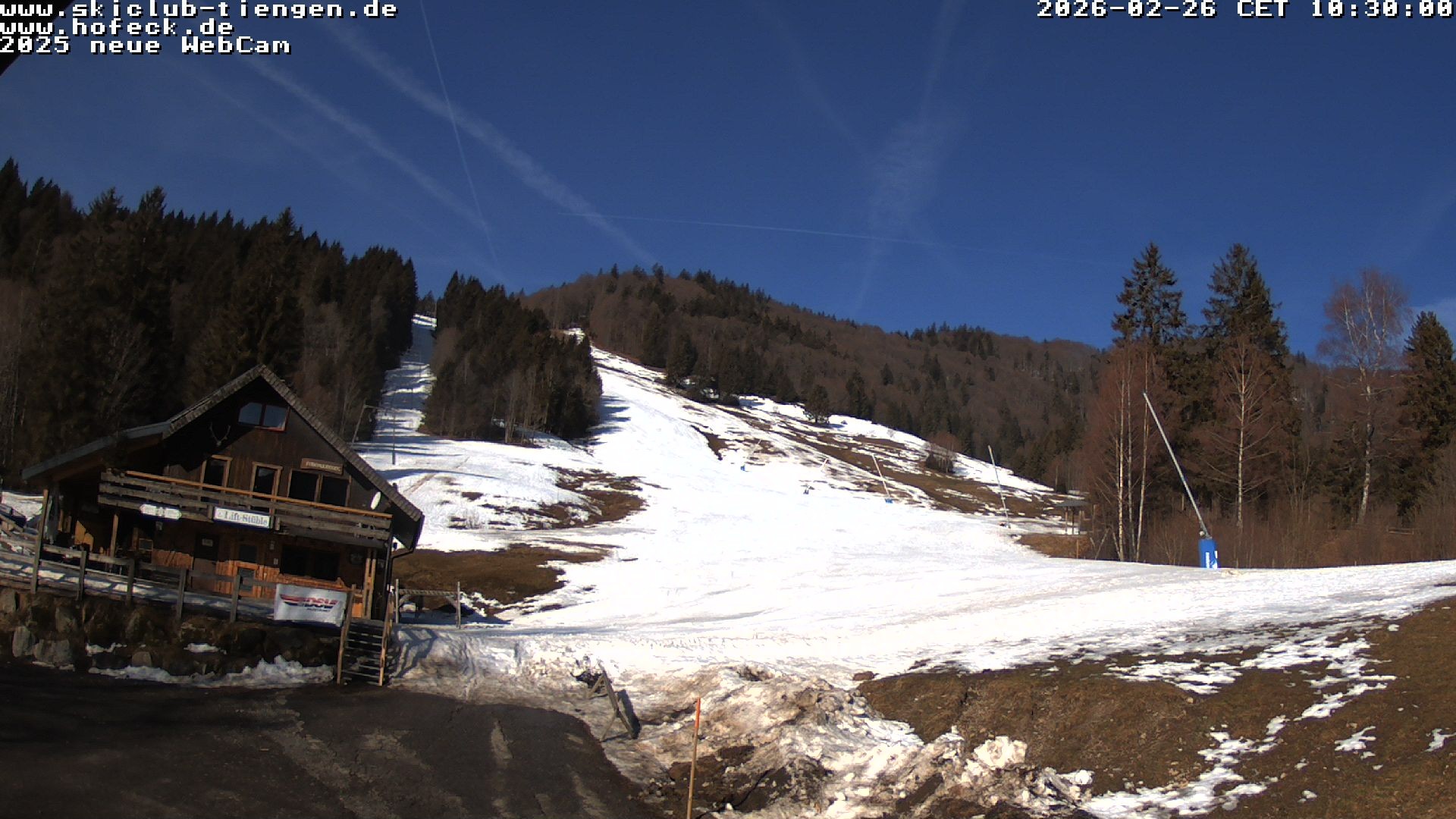 Archived image Webcam Skilifte Hofeck