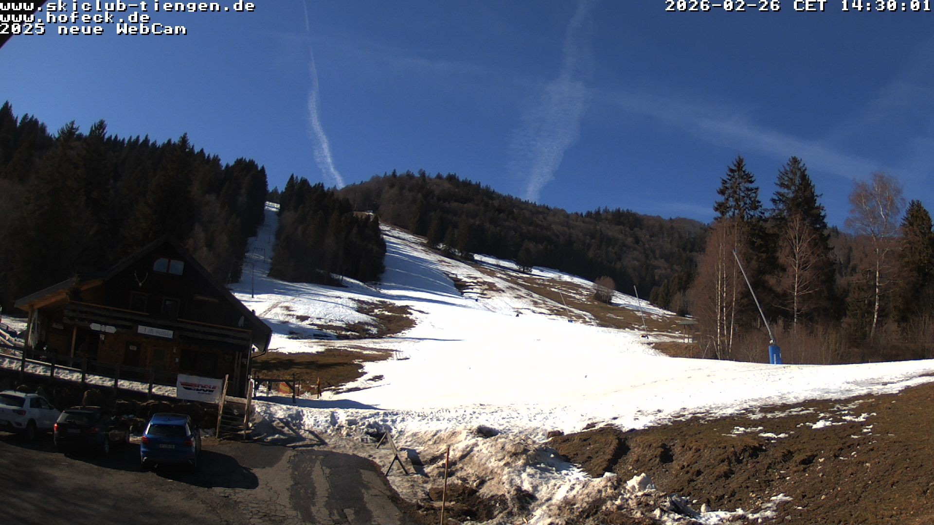 Archived image Webcam Skilifte Hofeck