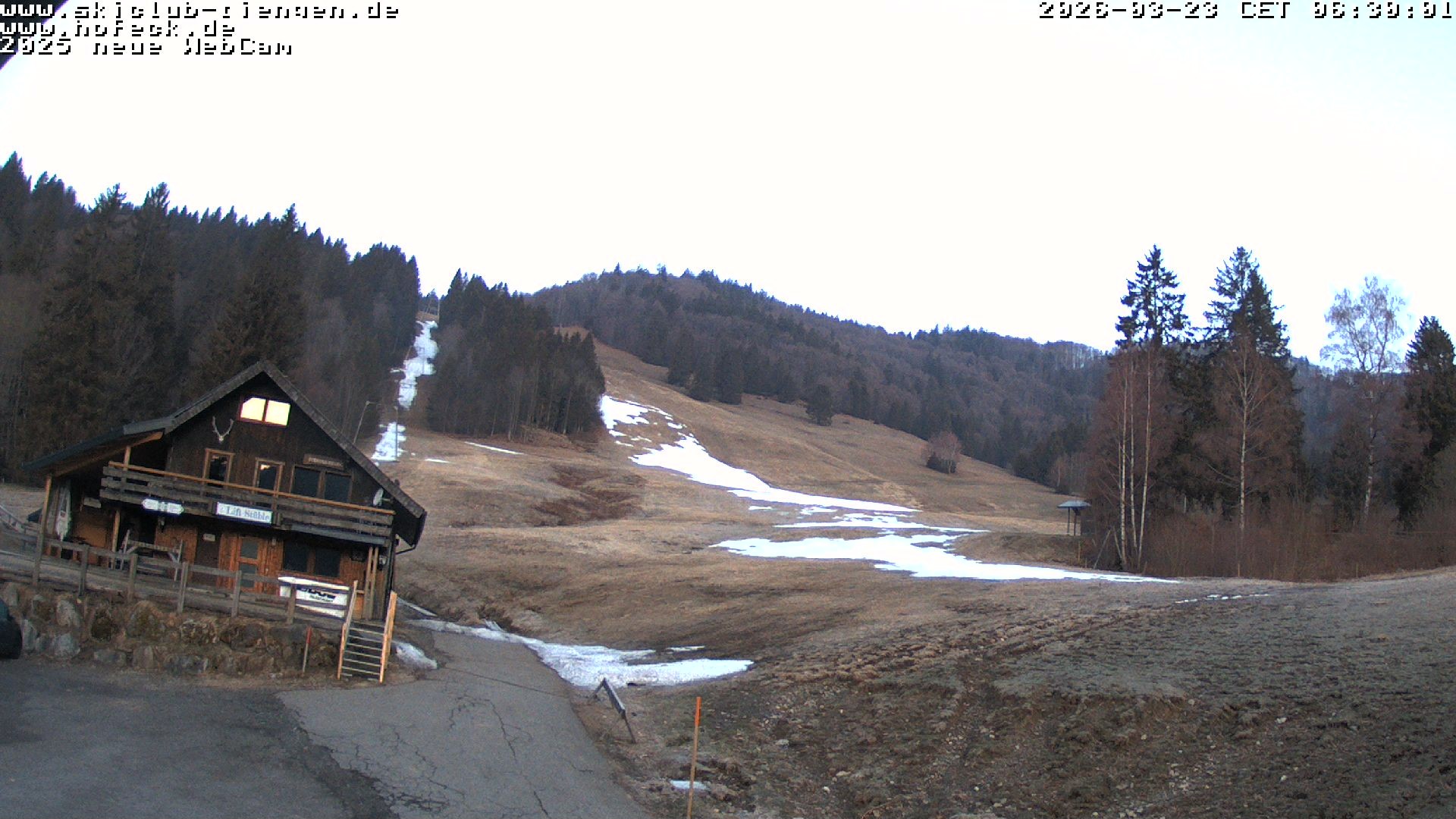 Archived image Webcam Skilifte Hofeck