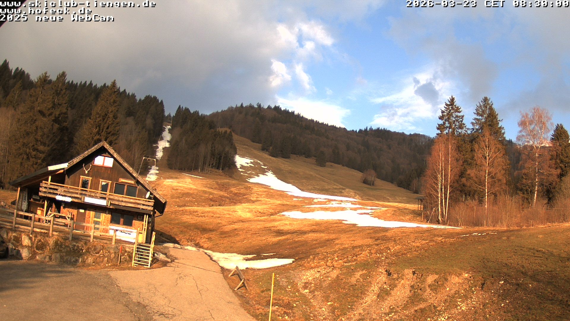 Archived image Webcam Skilifte Hofeck