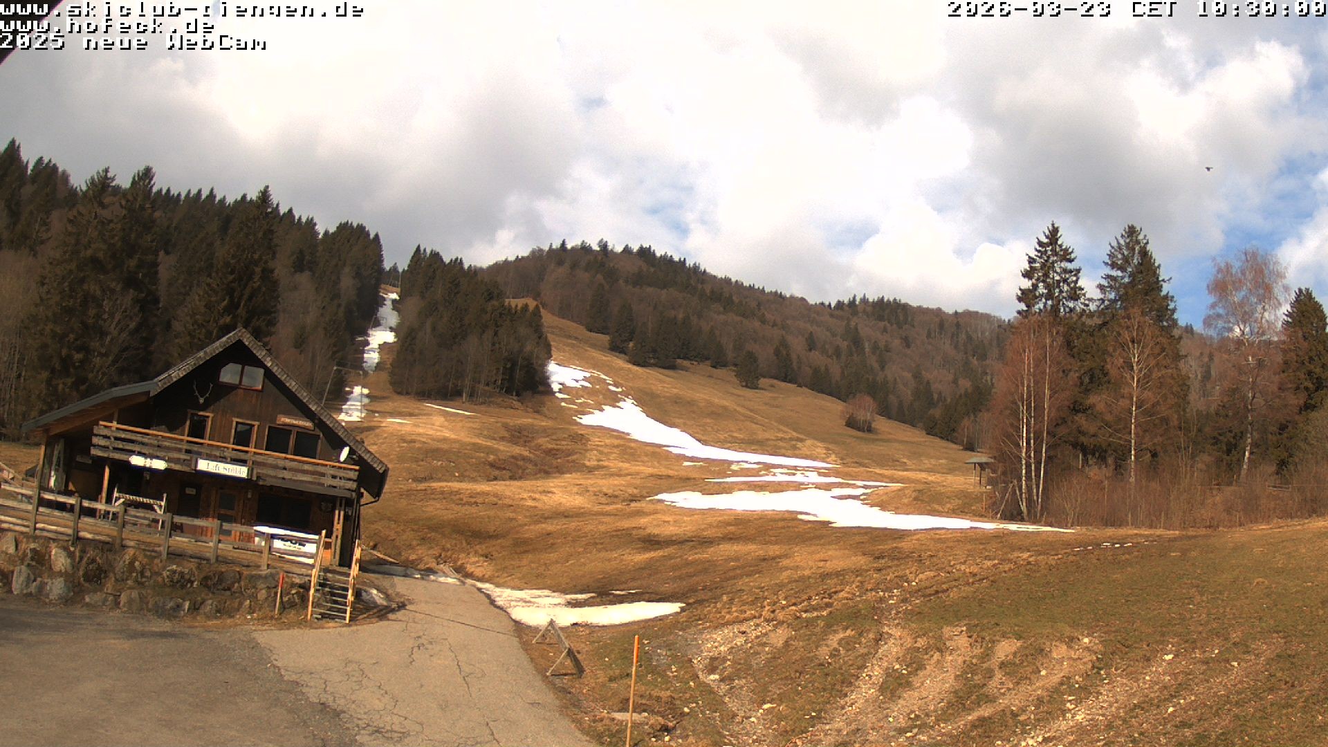 Archived image Webcam Skilifte Hofeck