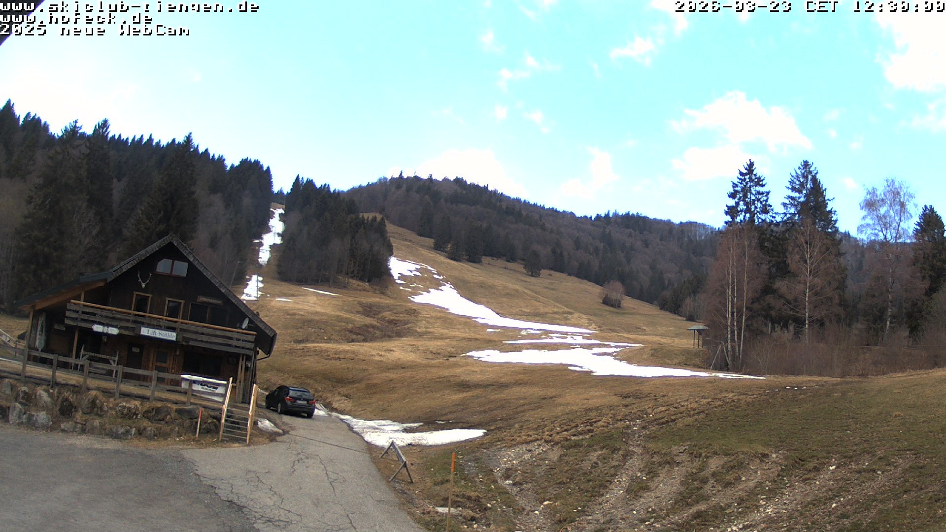 Archived image Webcam Skilifte Hofeck