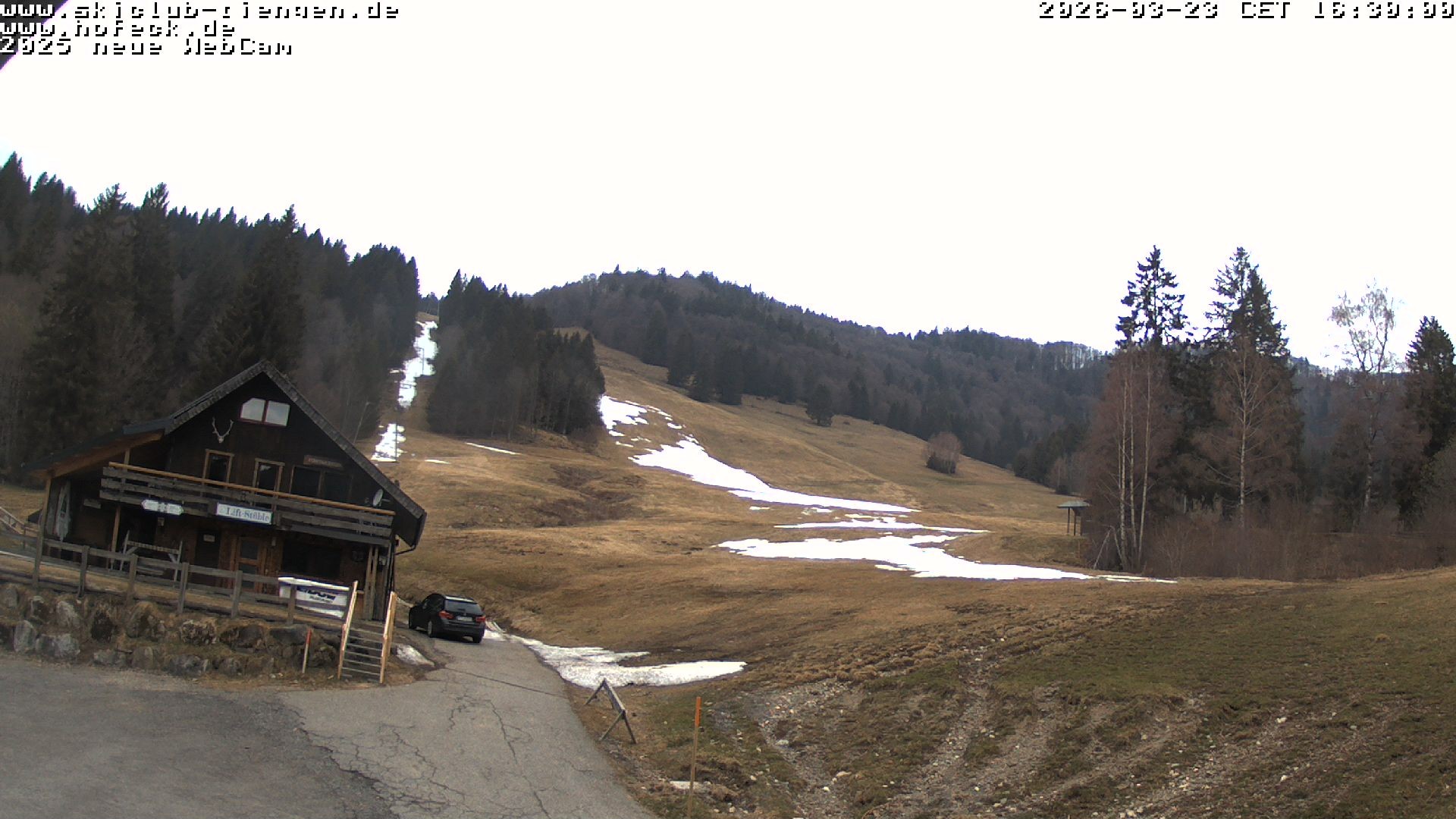 Archived image Webcam Skilifte Hofeck